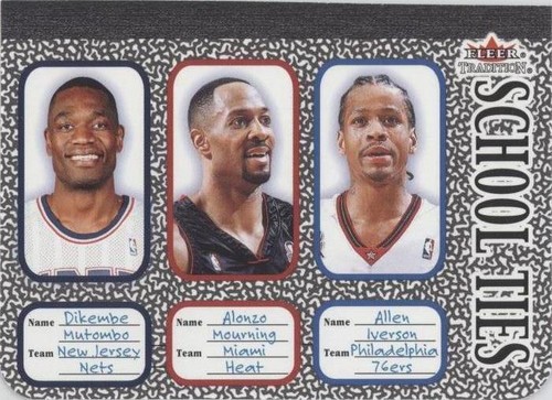 2002-03 Fleer Tradition - Allen Iverson/Dikembe Mutombo/Alonzo Mourning #9ST