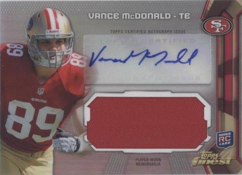 2013 Topps Finest Vance McDonald #AJR-VM