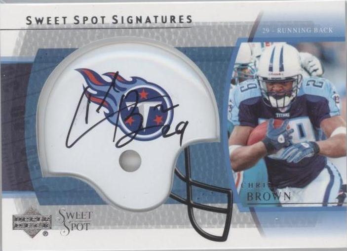 2004 Upper Deck Sweet Spot Chris Brown #SS-CB