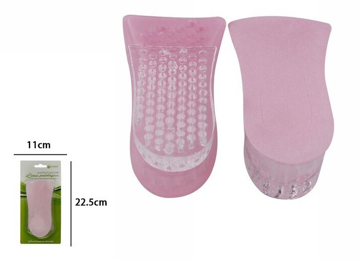 2 Solette Plantare Per Tallone Tpr Colorato Alzatacco Altezza Scarpe dfh