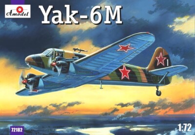 1/72 Amodel #72182 - Yakovlev Yak-6M Soviet light transport aircraft