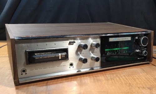 VERY RARE MORSE ELECTROPHONIC AM FM RECEIVER 8 TRACK PLAYER- MODEL T-480