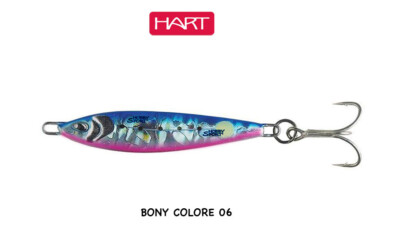 HART BONY 40 GR COLORE 06 BLUE PINK METAL JIG X SPINNING MARE BARCA SCOGLIERA