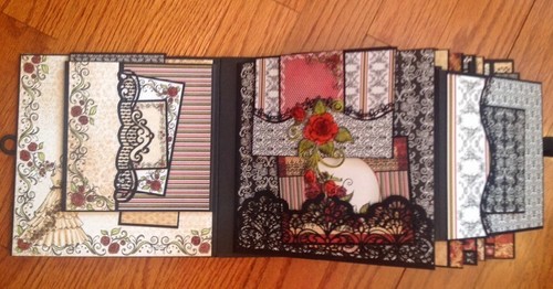 Handmade Album Using Heartfelt Creations All Glammed Up Collection