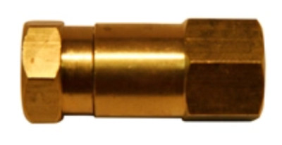 7045 J.E. Adams 3/8'' FPT X 3/8'' FPT High Pressure Brass Swivel, Max 3000 PSI