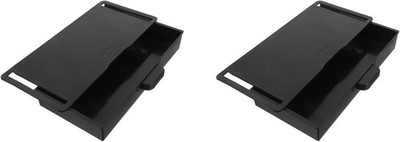 Tofficu 2 PCS Self Adhesive Under Desk Storage Organizer, Hidden Slide Out Draw