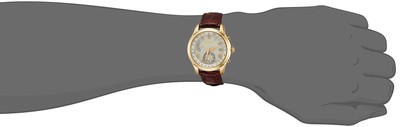 Pre-owned Seiko Brightz Saga312 Men's Watch Titanium Sapphire Glass Brown Leather Band