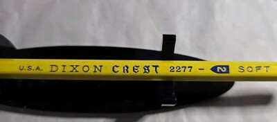 VTG Sharpened Pencil USA Dixon Crest 2277 - 2 Soft