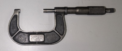 Lufkin Rule Co. Outside Micrometer No. 1842V 1 to 2 In.