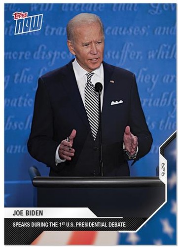 2020 Topps Now #2 Election USA Debate Joe Biden Democratic Nominee /3946