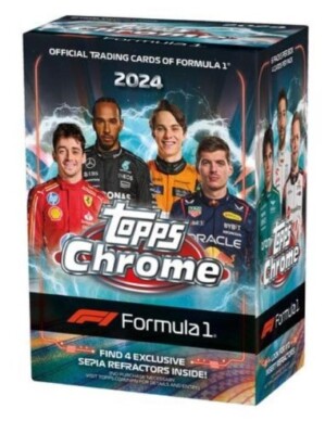 2024 TOPPS CHROME FORMULA 1 RACING BLASTER BOX BLOWOUT CARDS