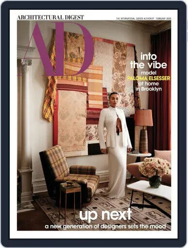 ARCHITECTURAL DIGEST-FEBRUARY 2025-PALOMA ELSESSER-NEW-FAST SHIPPING