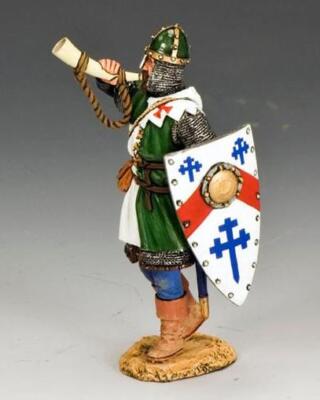 King & Country MK093 The Crusader Trumpeter - RETIRED - Mint in the Box