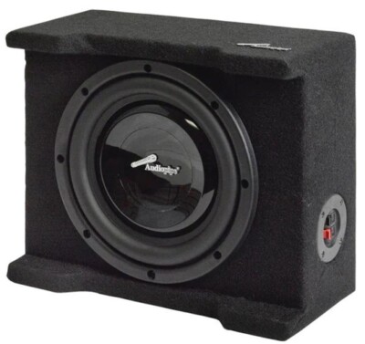 Audiopipe APSB8BDF Single 8'' Shallow Downfire Sealed Enclosure with  (FVS012000)