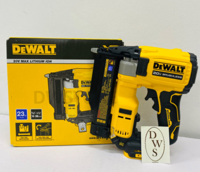 Dewalt 20V electric cordless nailer pin tacker DCN623N bare tool