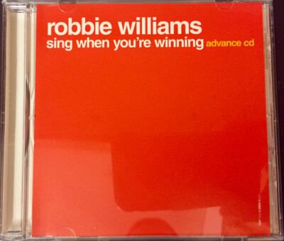 Robbie Williams - Sing When You're Winning (CD, Advance, Album, Promo) (Very Goo
