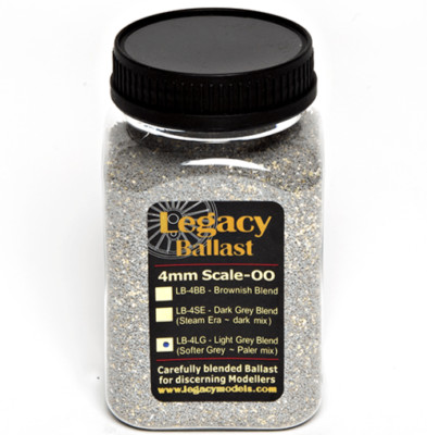 DCC Concepts ~ HO Scale Ballast ~ 4mm ~ Grey Blend ~ LB-4LG