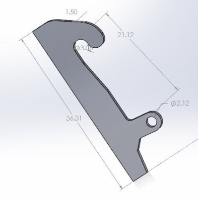 JRB 418 Blank Quick Attach for JRB Loader mounts