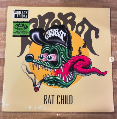 CROBOT - Rat Child Sealed EP Green Vinyl with Etching and Poster - Rock