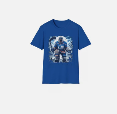 Chilling on Ice - Utah Hockey Club Horror Mashup T-Shirt