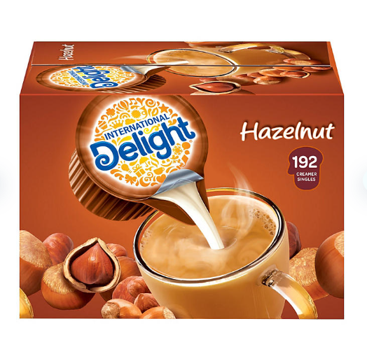 International Delight Hazelnut Coffee Creamer Singles (192 Ct.)