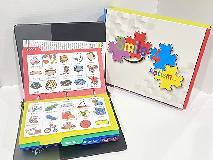 MY COMMUNICAID  CARDS BOOK  ASL NON VERBAL AUTISM