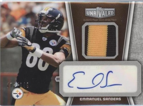 2010 Topps Unrivaled Emmanuel Sanders #UAP-ES