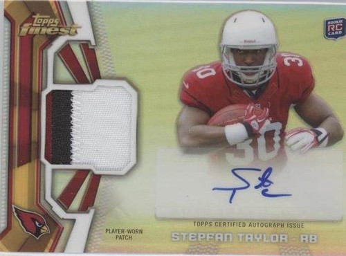 2013 Topps Finest Stepfan Taylor #RAP-ST