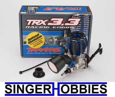 Traxxas 5407 3.3 Nitro Radio Control Truck Engine, IPS Shaft, PS w/ Recoil TRA1