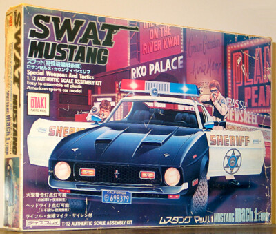 当時物 OTAKI 1/12 MUSTANG mach 1 ビッグスケールモデル $_1.JPG