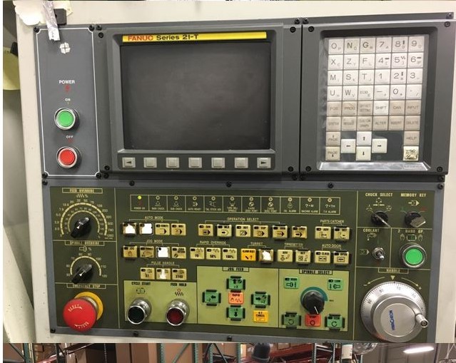 HWACHEON Hi-TECH 100B 2-AXIS CNC LATHE, with Barfeed--Mazak, Haas, Doosan, Mori