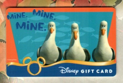 DISNEY Finding Nemo, Seagulls, Mine. Mine. Mine. ( 2010 ) Gift Card