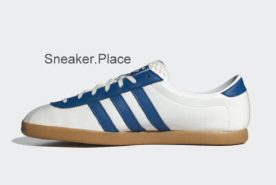 adidas originals london mens trainers in white and blue limited stock 156106432094