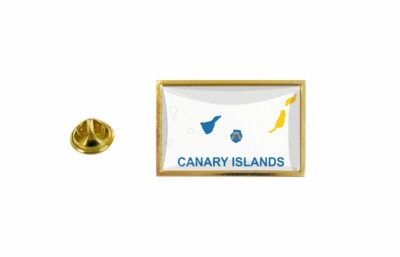 Akachafactory Anstecknadel Fuerteventura – Landkarten-Pin Mit Epoxidharz, 2,2 X 1,6 Cm