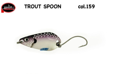 MOLIX TROUT SPOON 5,0 GR COL. 159 PURPLE METAL STRIPE SCALES SPINNING TROTA LAGO