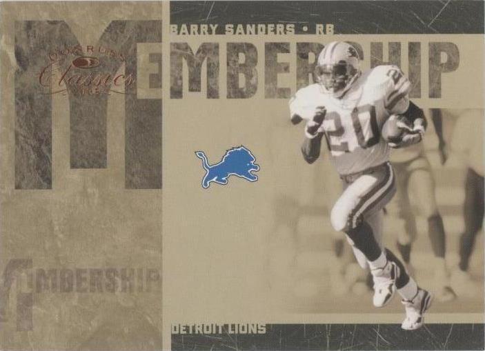 2005 Donruss Classics Барри Сандерс #MS-1