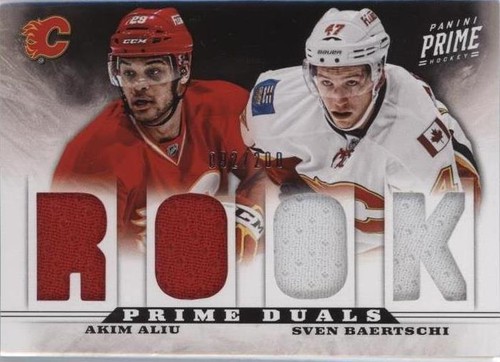 2012-13 Panini Prime - Akim Aliu Sven Baertschi #1
