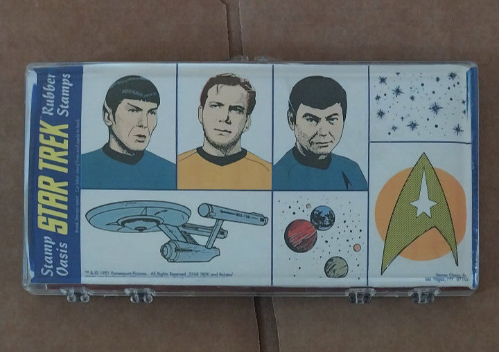 Set William Shatner 7 Stamps Spock Kirk