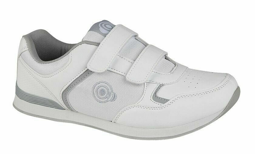 DEK Men�s Women�s White Grey LAWN BOWLS TRAINERS Indoor