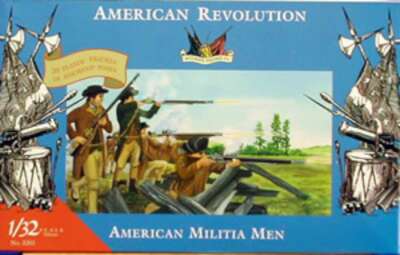 Imex 3201 Revolutionary War American Militia Men 20 1/32 761963032018