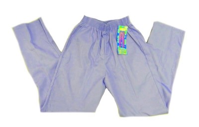 Ceil Blue Scrub Pants M Top Line TL201 Uniforms Elastic Waist Side Pockets New