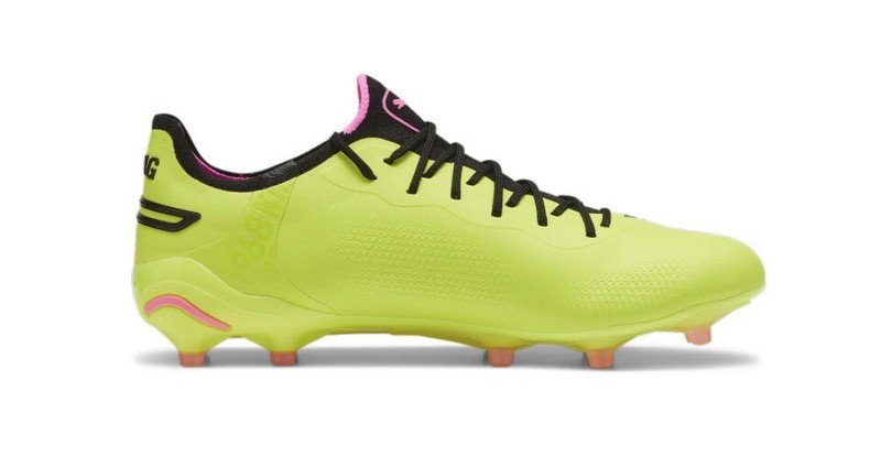 Puma King Ultimate FG AG Soccer Cleats Shoes Yellow 107563-06 Mens