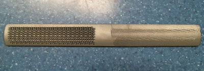 Nicholson Steel Smooth Curved Flat Wood 4-in-Hand Rasp & File 8'' ..  FS
