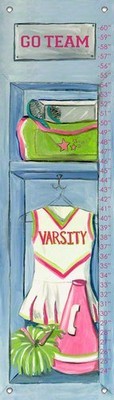 Oopsy Daisy Girl39s Cheerleading Locker by Jones Segarra Growth Charts 12 by