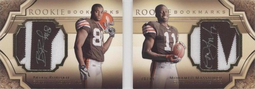 2009 Upper Deck Exquisite Collection Brian Robiskie Mohamed Massaquoi #BM-RM