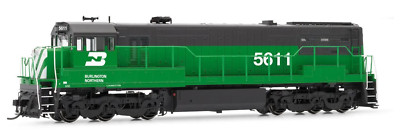 Rivarossi Burlington Northern U25c Phase II HO Locomotive W/ DCC Sound HR2887S