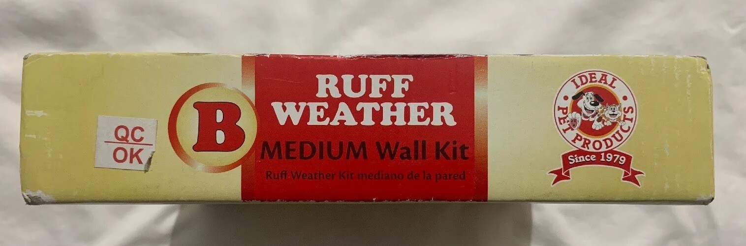 Ideal Pet Products Ruff-Weather Pet Door Wall Kit, Medium