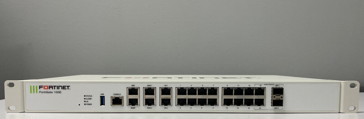 FORTINET FG-100E FortiGate-100E Network Security Appliance