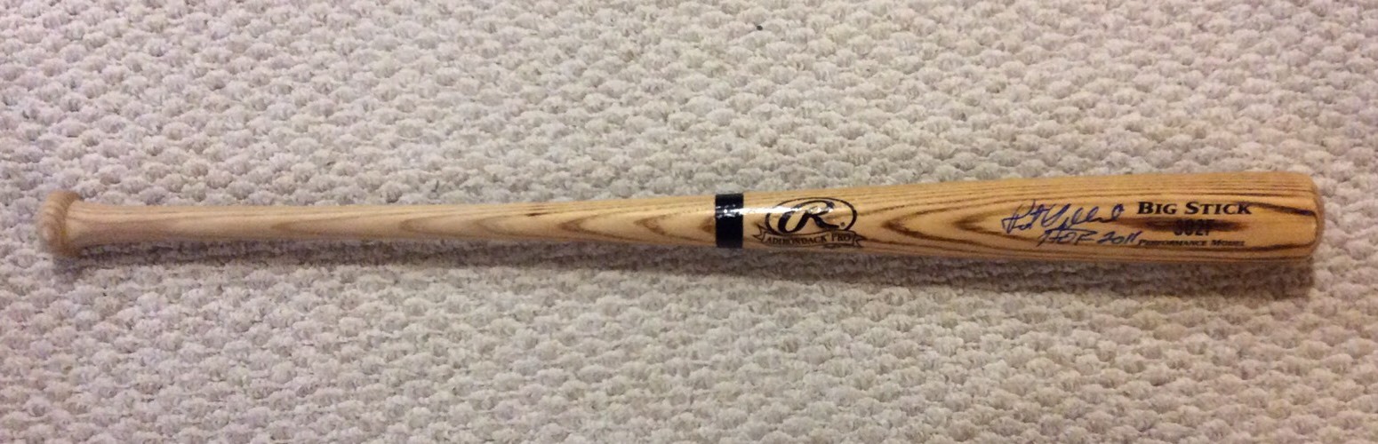 PAT GILLICK Autographed Baseball Bat Signed! HOF Toronto Blue Jays World Series