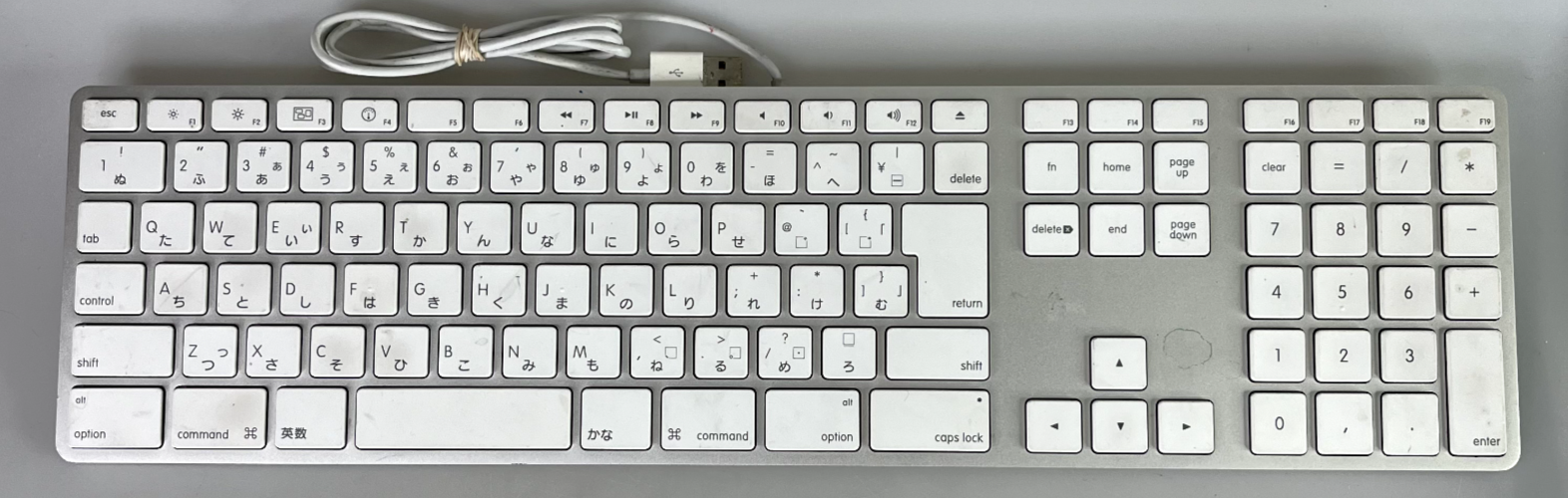 Last Ones! APPLE *JAPANESE Layout* USB Wired Keyboard Mac A1243 MB110 MB110LL/A